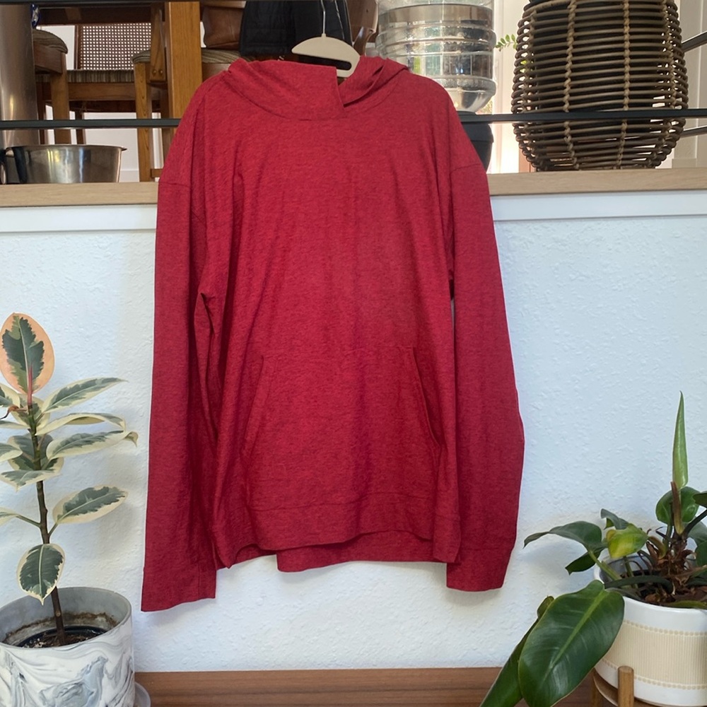 Outdoor Voices Red Lightweight hoodie
